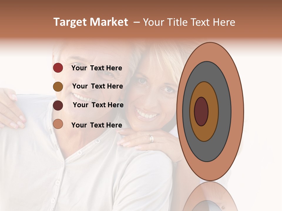 Senior Relationship Couple PowerPoint Template