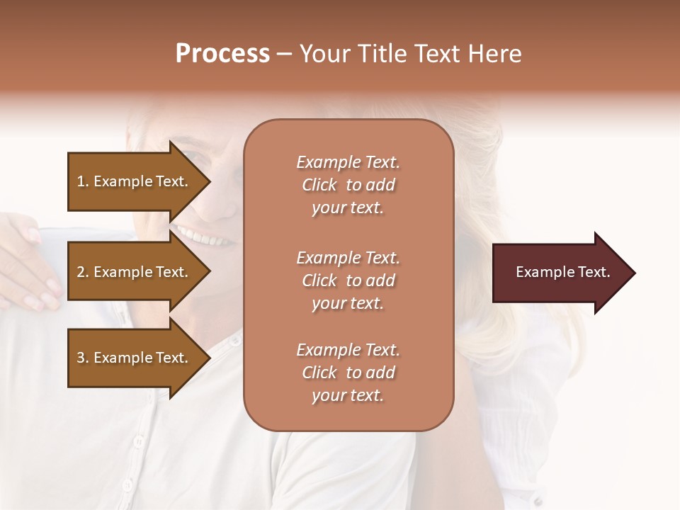 Senior Relationship Couple PowerPoint Template