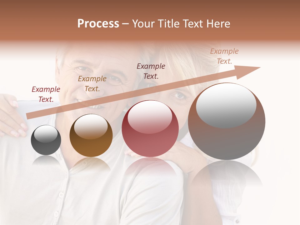 Senior Relationship Couple PowerPoint Template