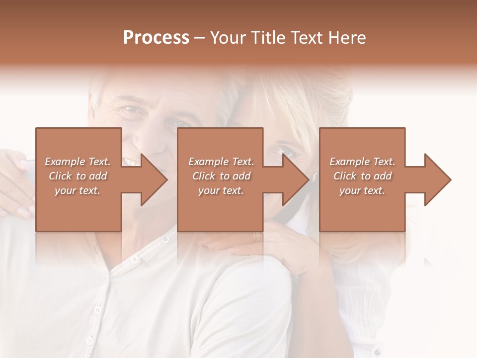 Senior Relationship Couple PowerPoint Template