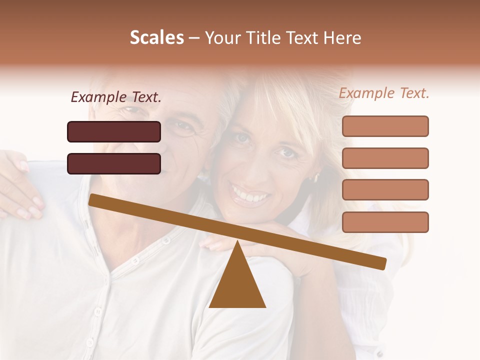 Senior Relationship Couple PowerPoint Template