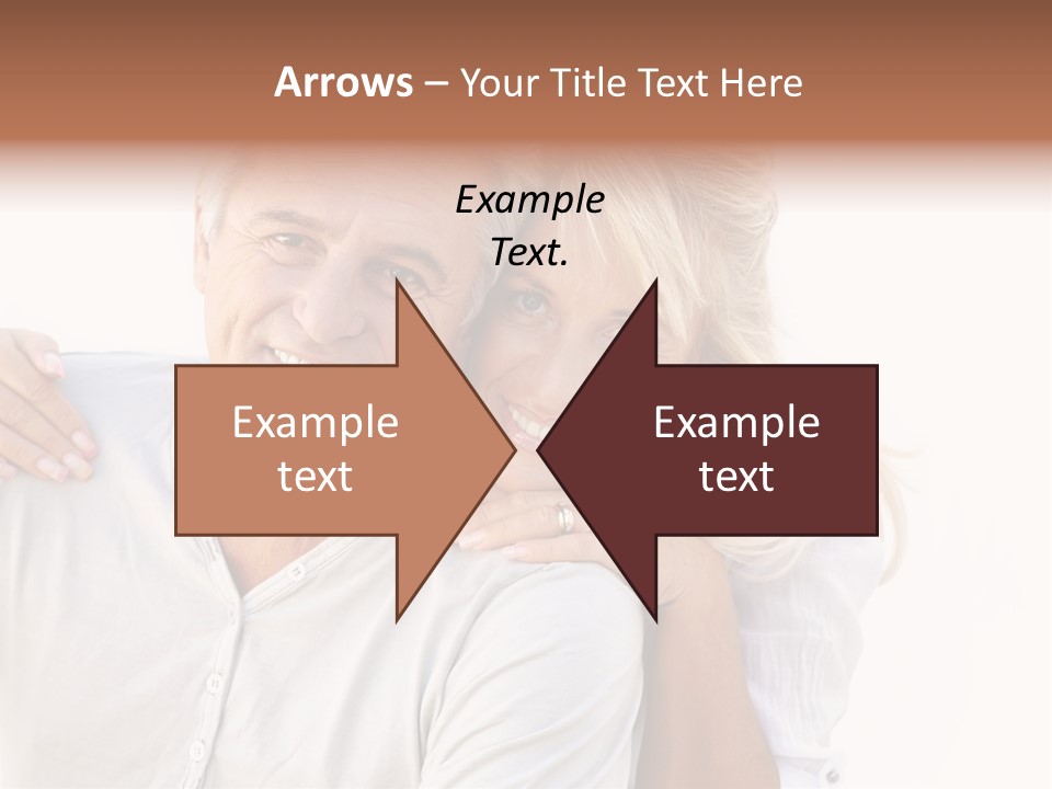 Senior Relationship Couple PowerPoint Template