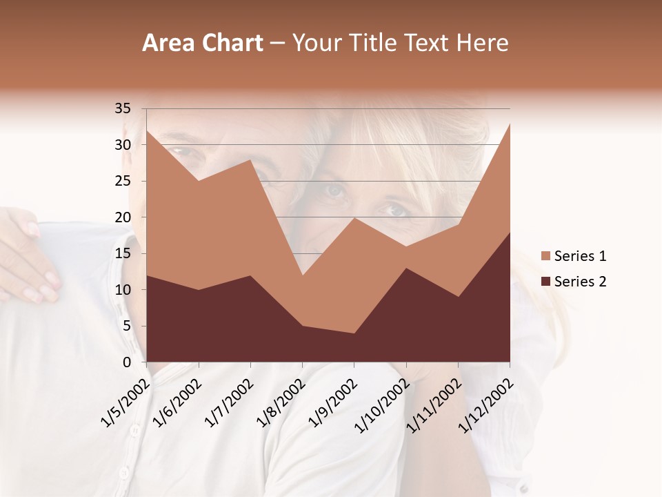 Senior Relationship Couple PowerPoint Template