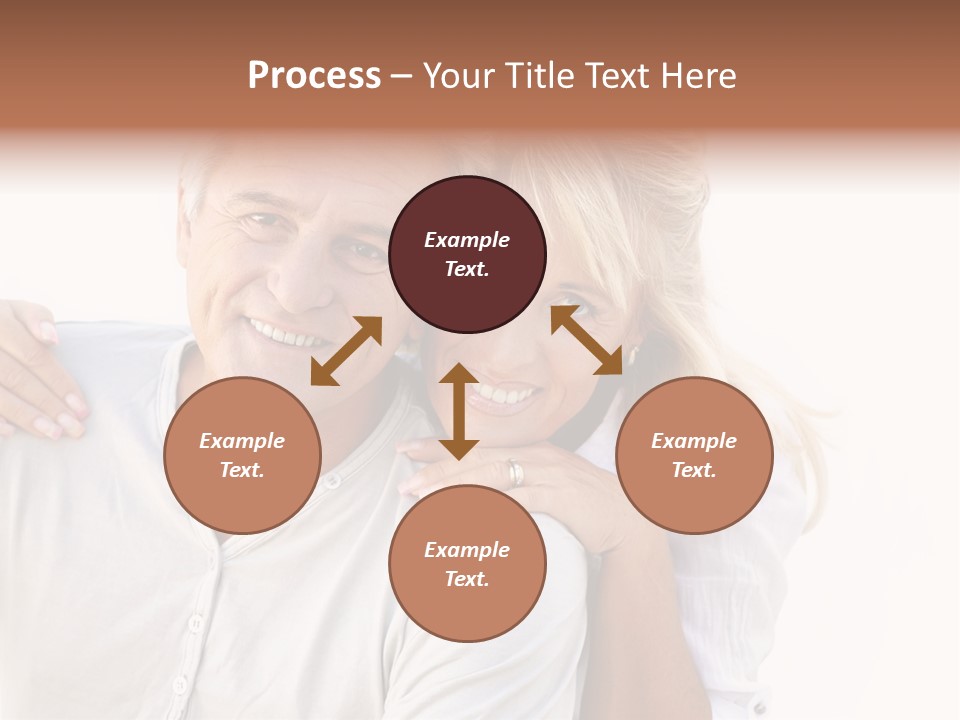 Senior Relationship Couple PowerPoint Template