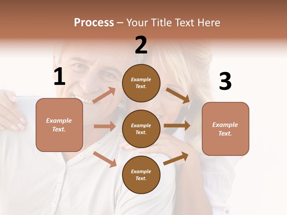 Senior Relationship Couple PowerPoint Template