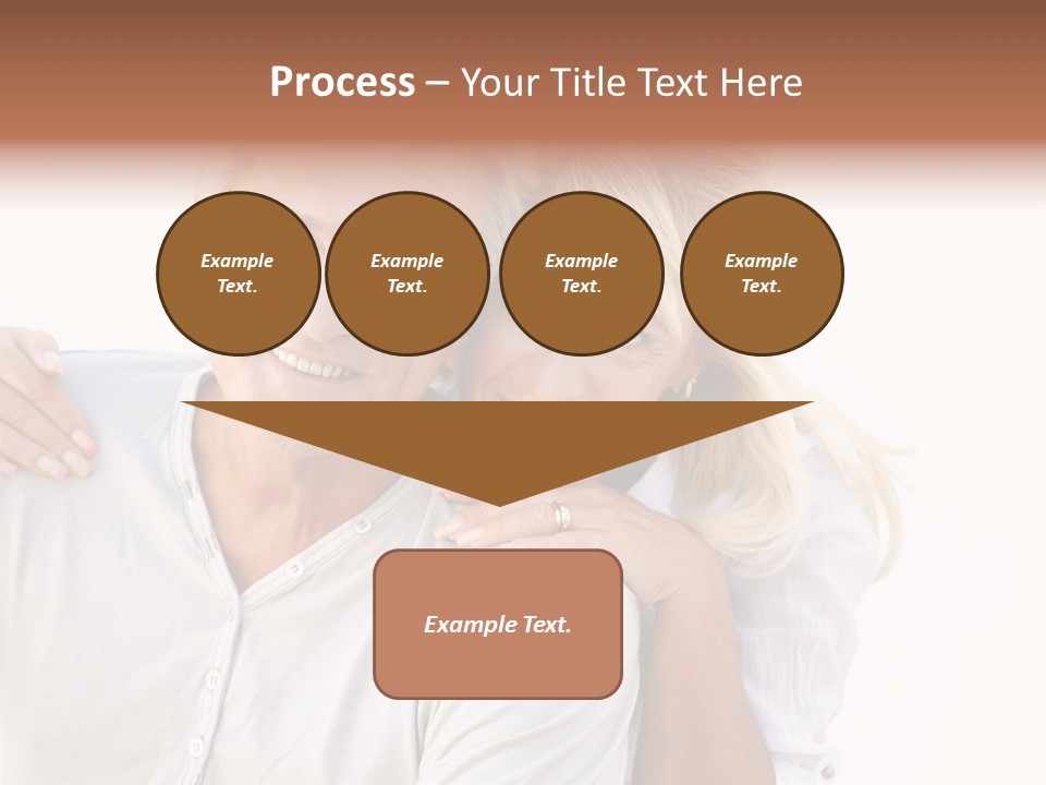 Senior Relationship Couple PowerPoint Template