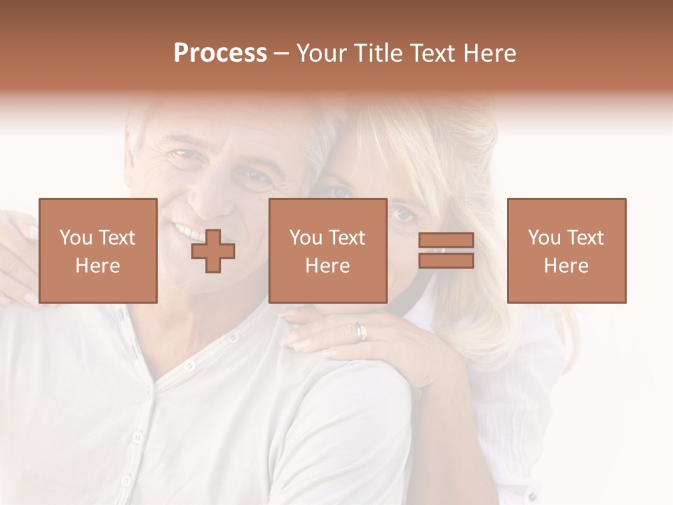 Senior Relationship Couple PowerPoint Template