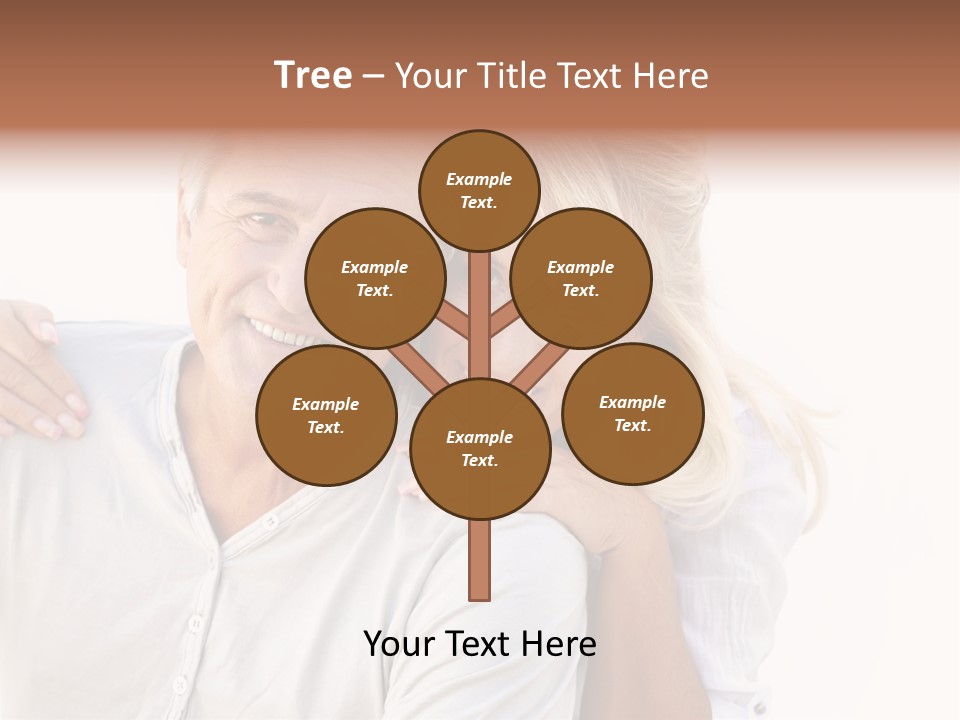 Senior Relationship Couple PowerPoint Template