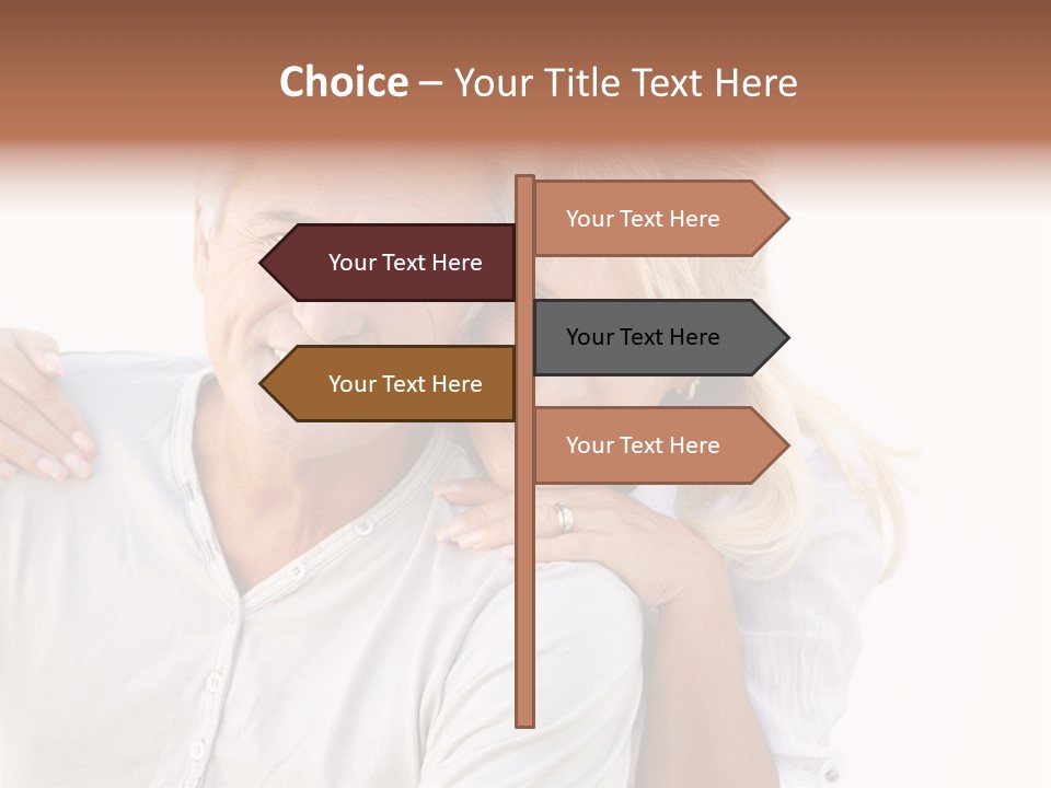 Senior Relationship Couple PowerPoint Template