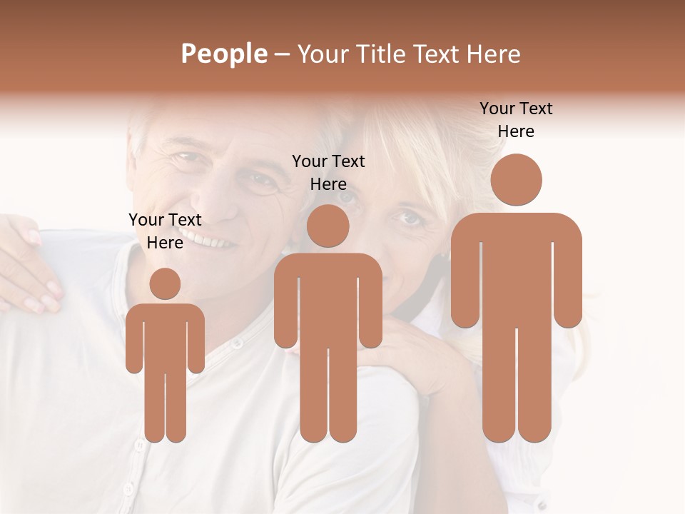 Senior Relationship Couple PowerPoint Template