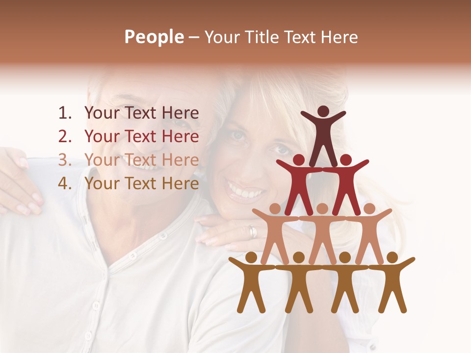 Senior Relationship Couple PowerPoint Template