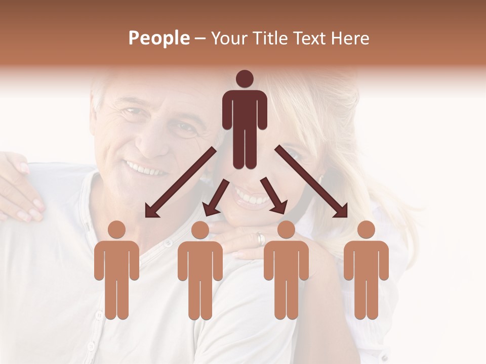 Senior Relationship Couple PowerPoint Template