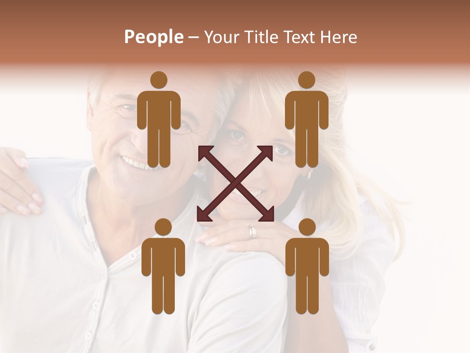 Senior Relationship Couple PowerPoint Template