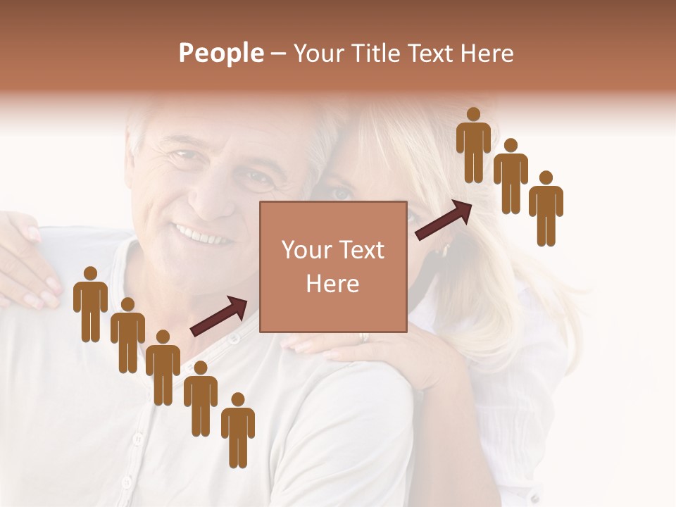 Senior Relationship Couple PowerPoint Template
