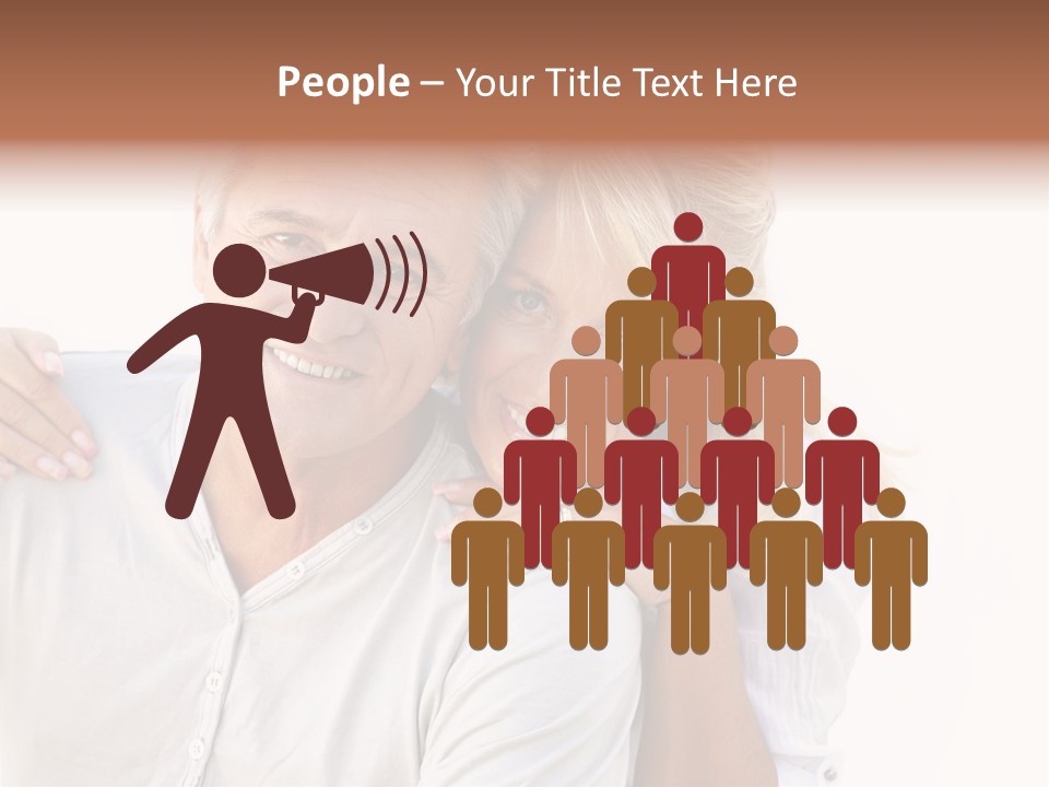 Senior Relationship Couple PowerPoint Template