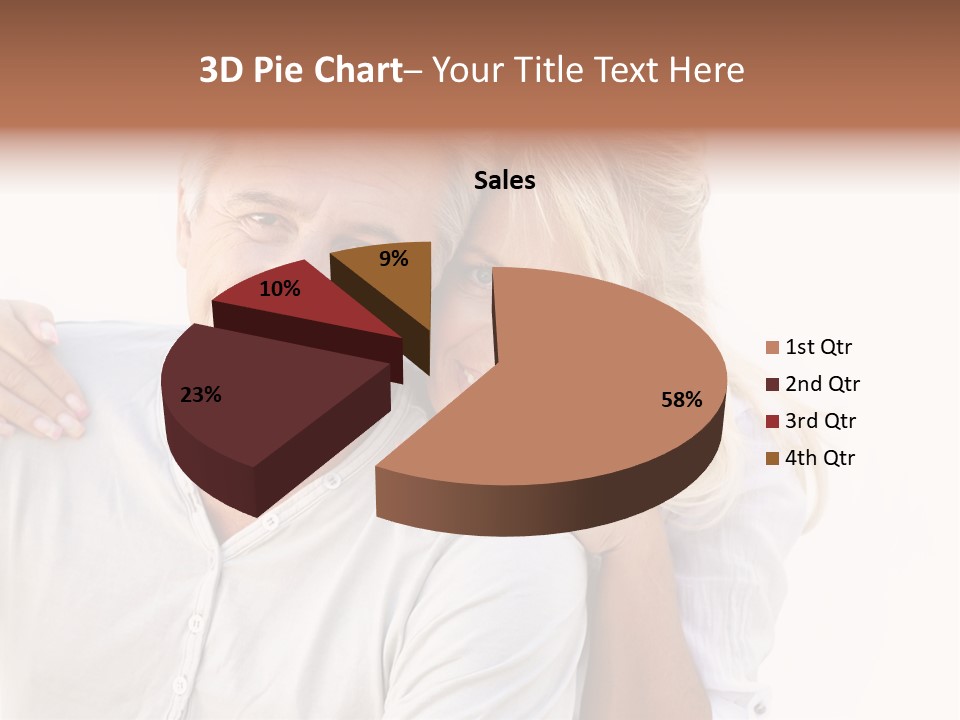 Senior Relationship Couple PowerPoint Template