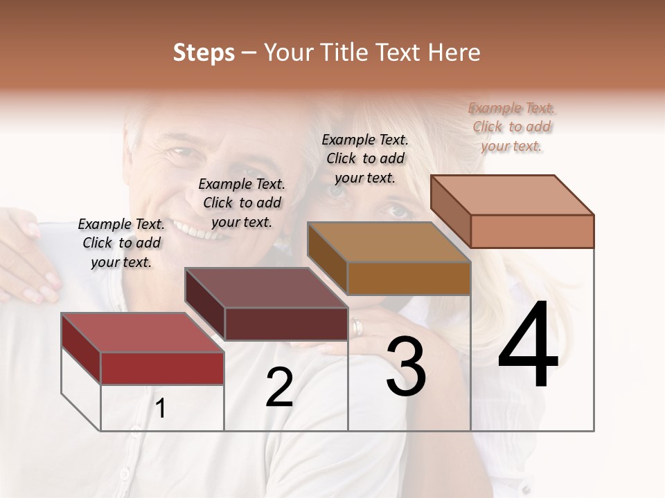 Senior Relationship Couple PowerPoint Template