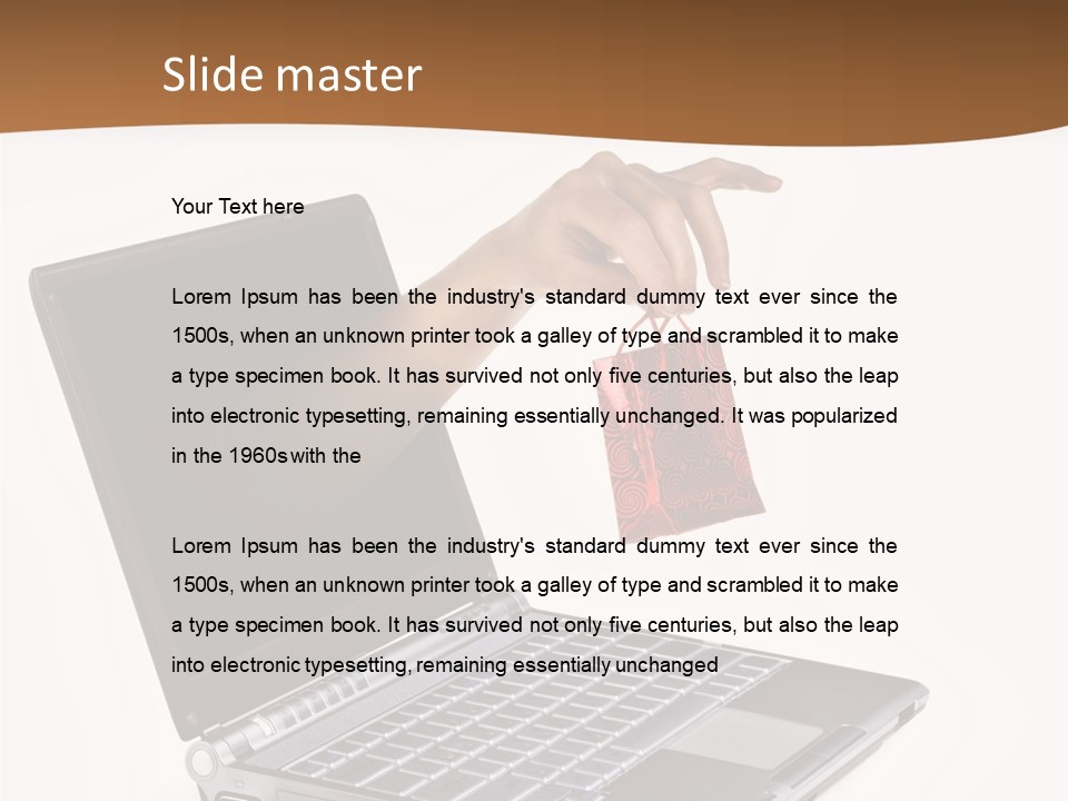 Receive Send Office PowerPoint Template