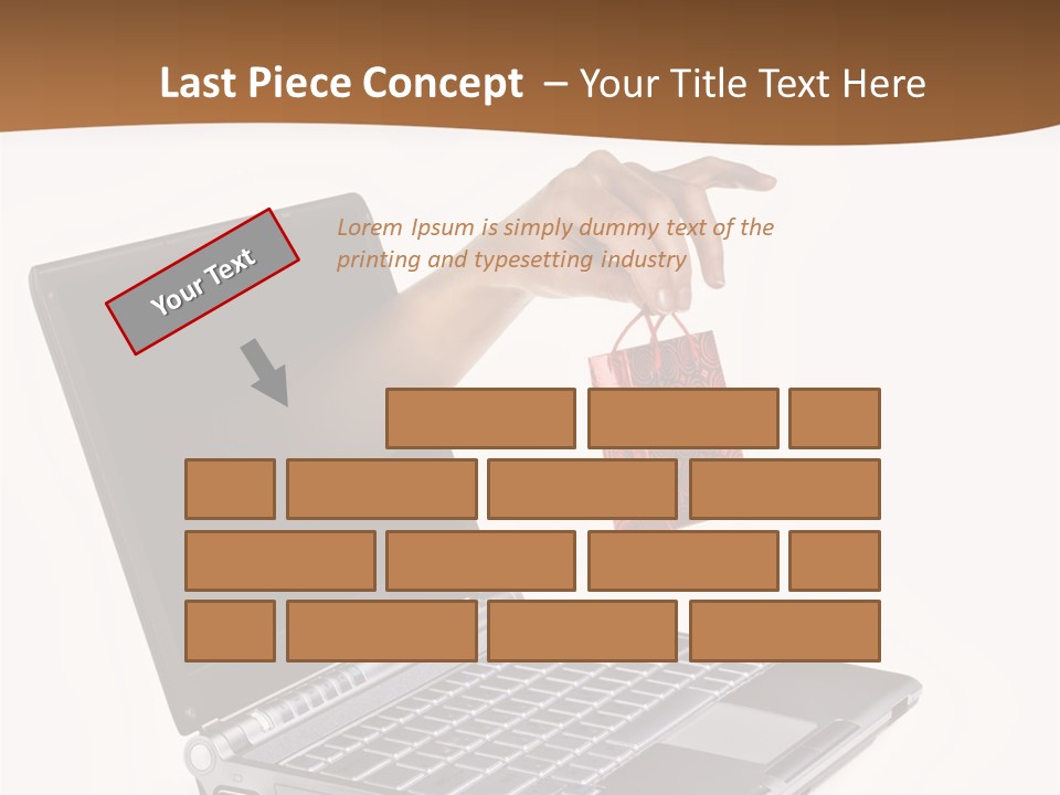 Receive Send Office PowerPoint Template