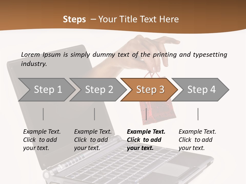 Receive Send Office PowerPoint Template