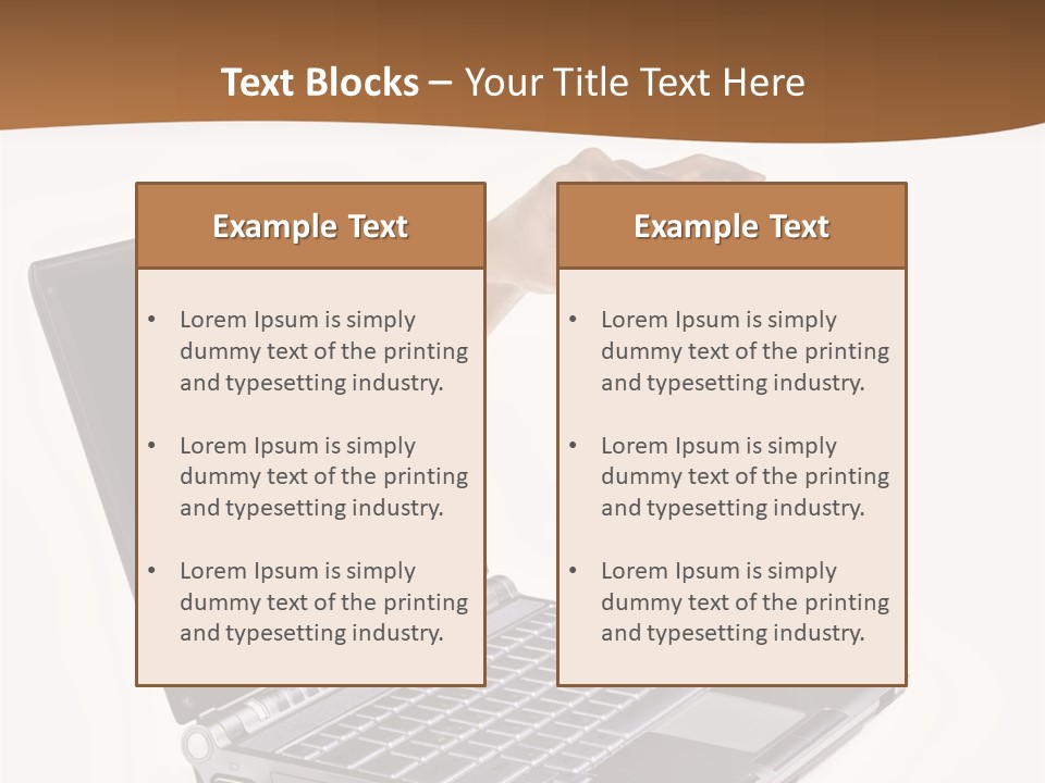Receive Send Office PowerPoint Template