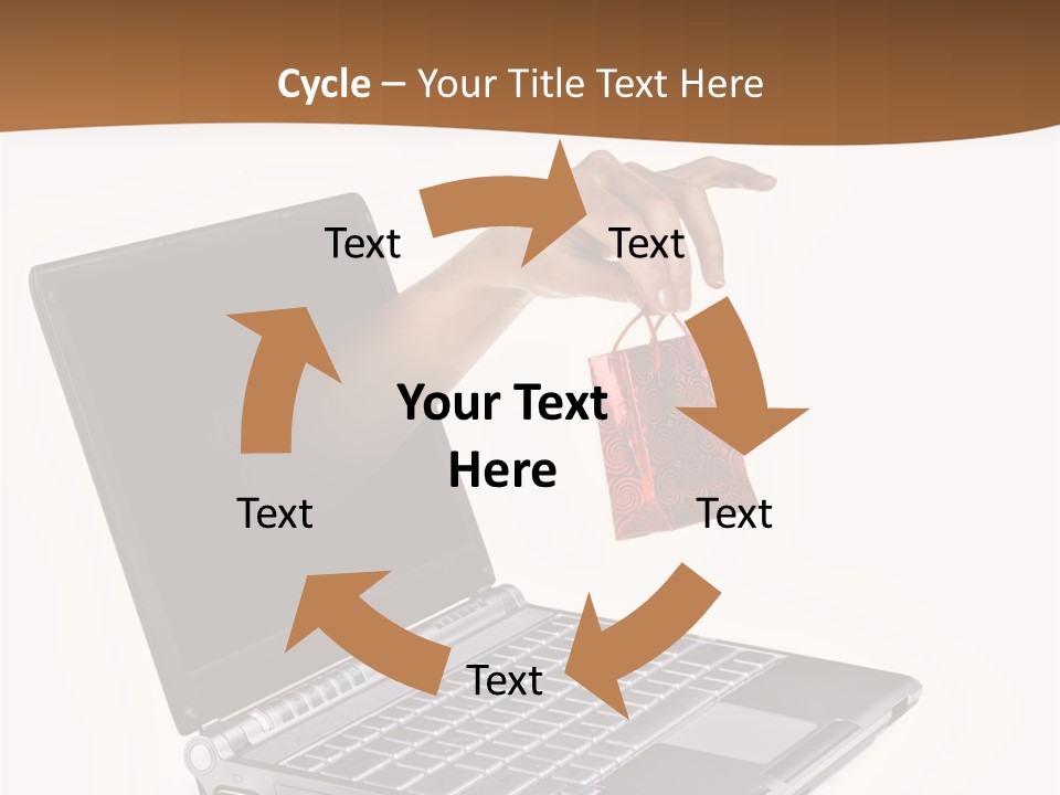 Receive Send Office PowerPoint Template