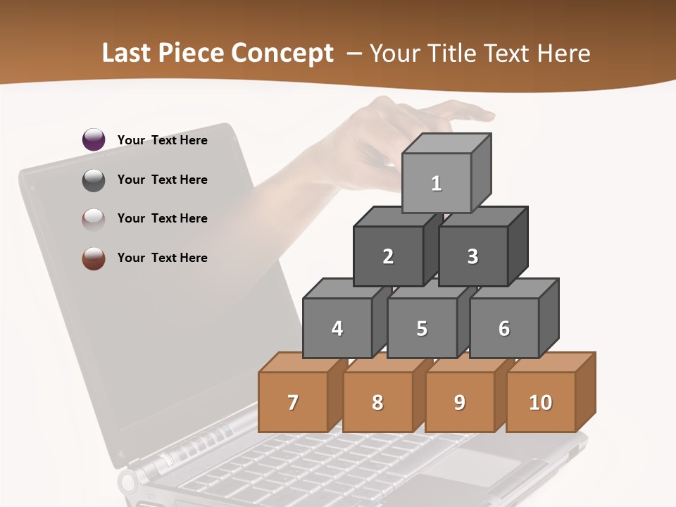 Receive Send Office PowerPoint Template