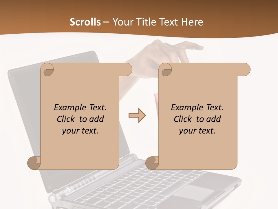 Receive Send Office PowerPoint Template
