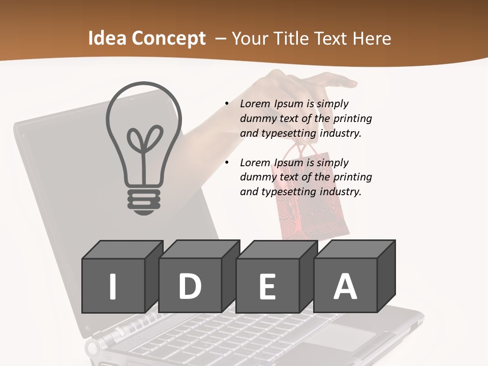 Receive Send Office PowerPoint Template