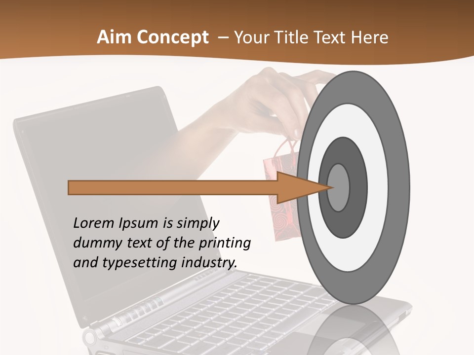 Receive Send Office PowerPoint Template