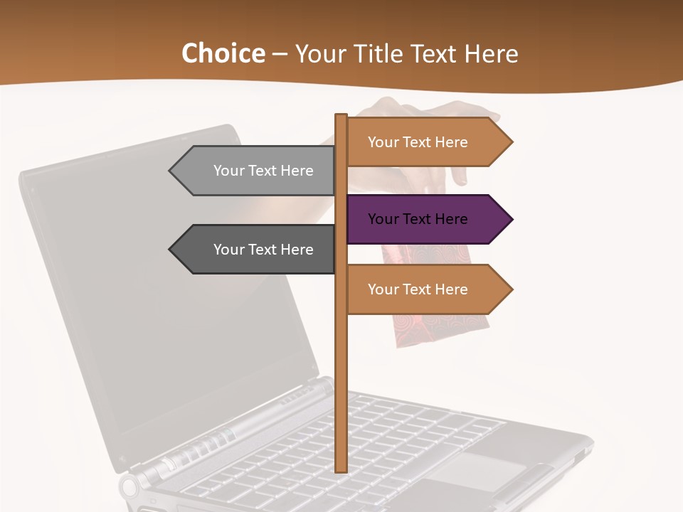 Receive Send Office PowerPoint Template