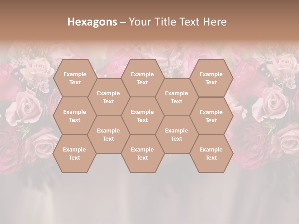 Floral Red Flowerdisplay PowerPoint Template