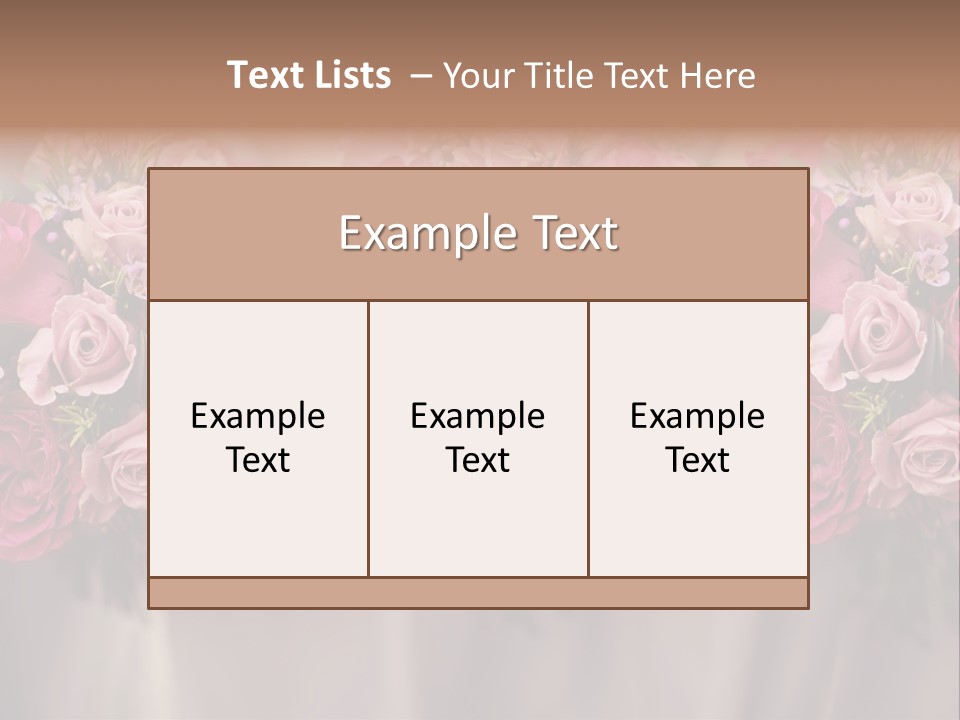 Floral Red Flowerdisplay PowerPoint Template