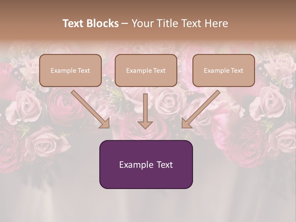 Floral Red Flowerdisplay PowerPoint Template