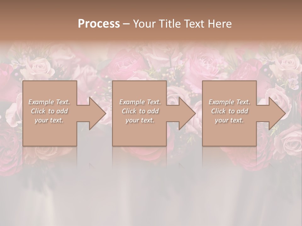 Floral Red Flowerdisplay PowerPoint Template