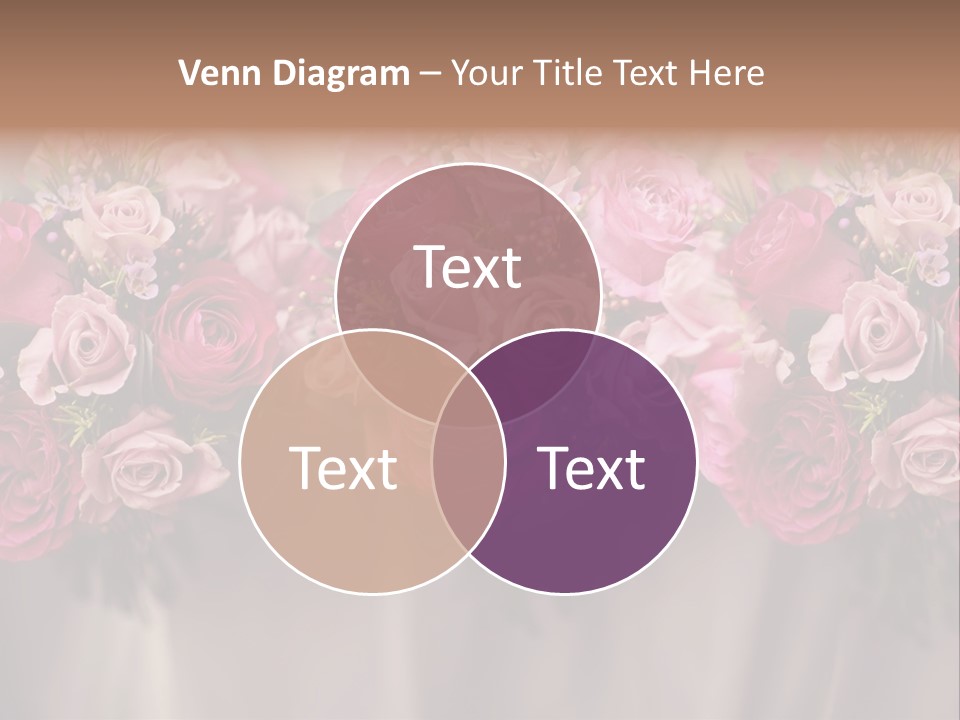 Floral Red Flowerdisplay PowerPoint Template