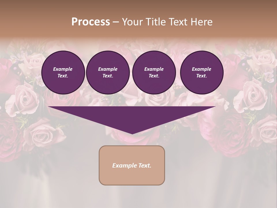 Floral Red Flowerdisplay PowerPoint Template
