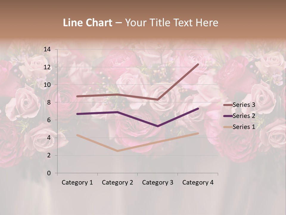 Floral Red Flowerdisplay PowerPoint Template