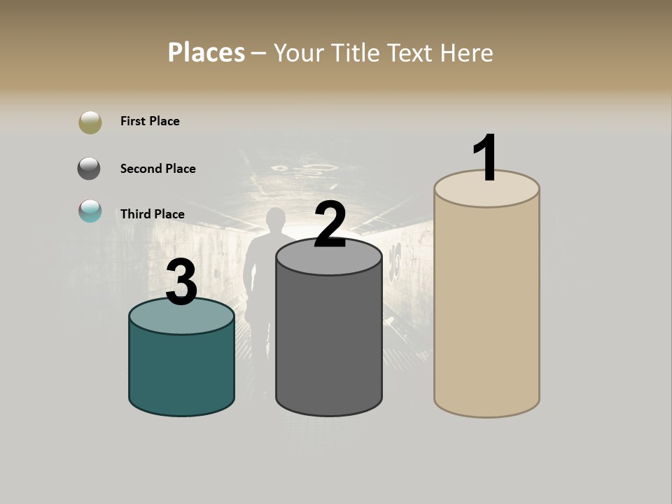 Movement Street Light PowerPoint Template