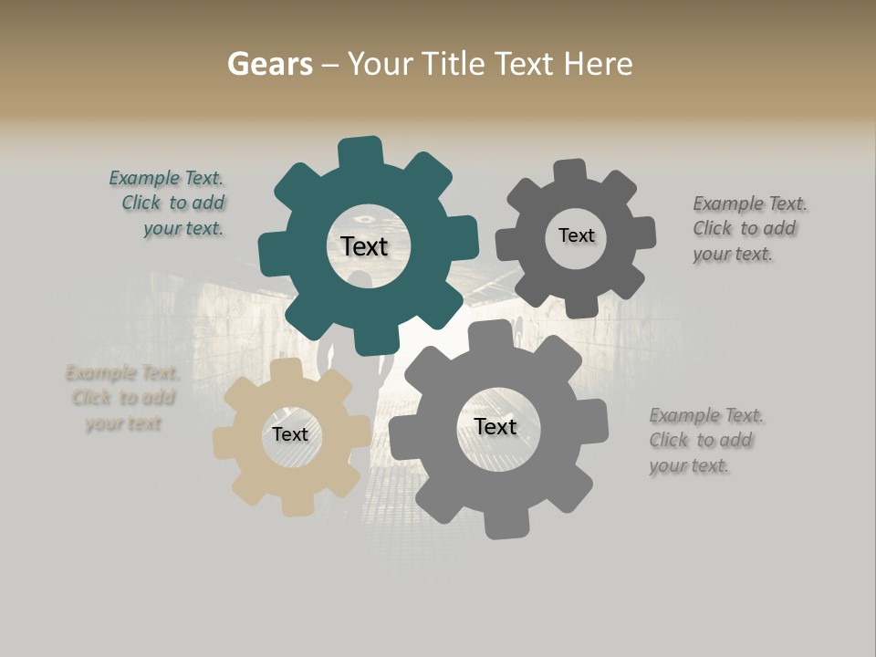 Movement Street Light PowerPoint Template