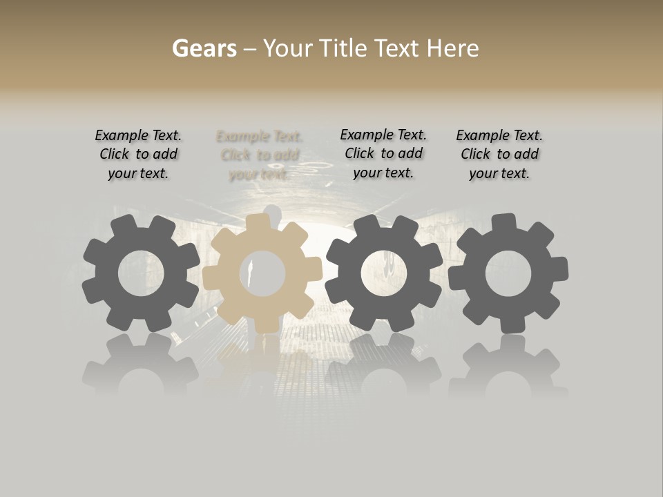 Movement Street Light PowerPoint Template