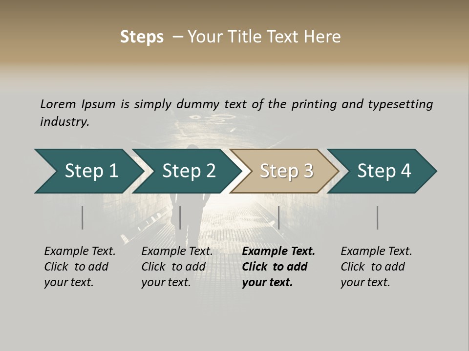 Movement Street Light PowerPoint Template