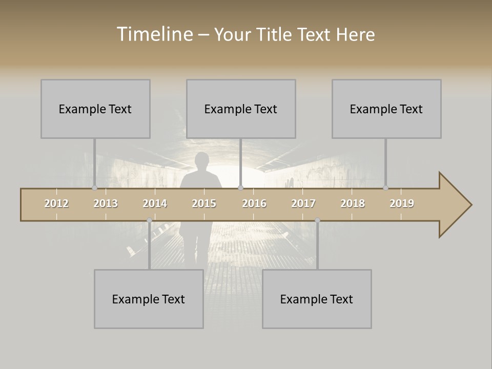 Movement Street Light PowerPoint Template