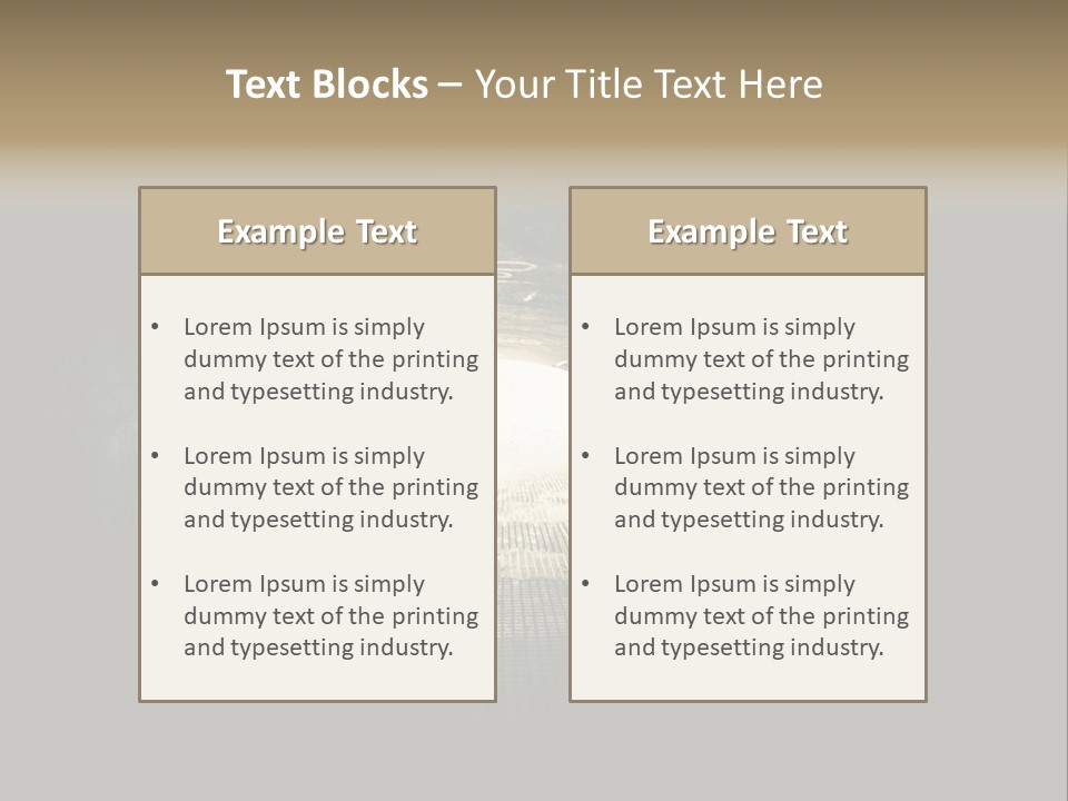 Movement Street Light PowerPoint Template