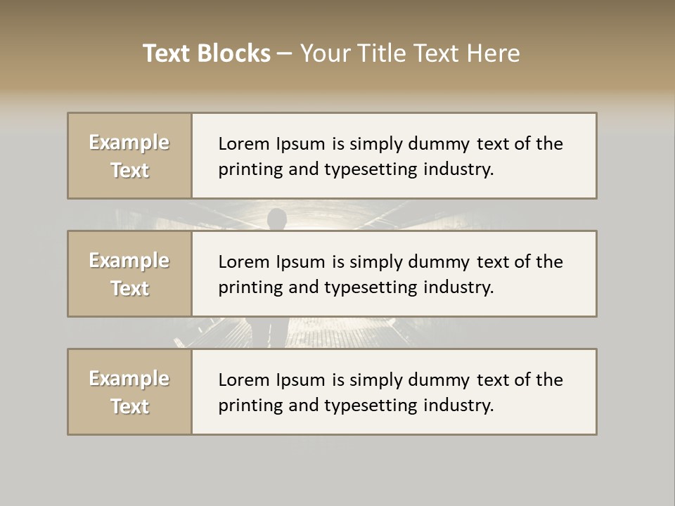 Movement Street Light PowerPoint Template