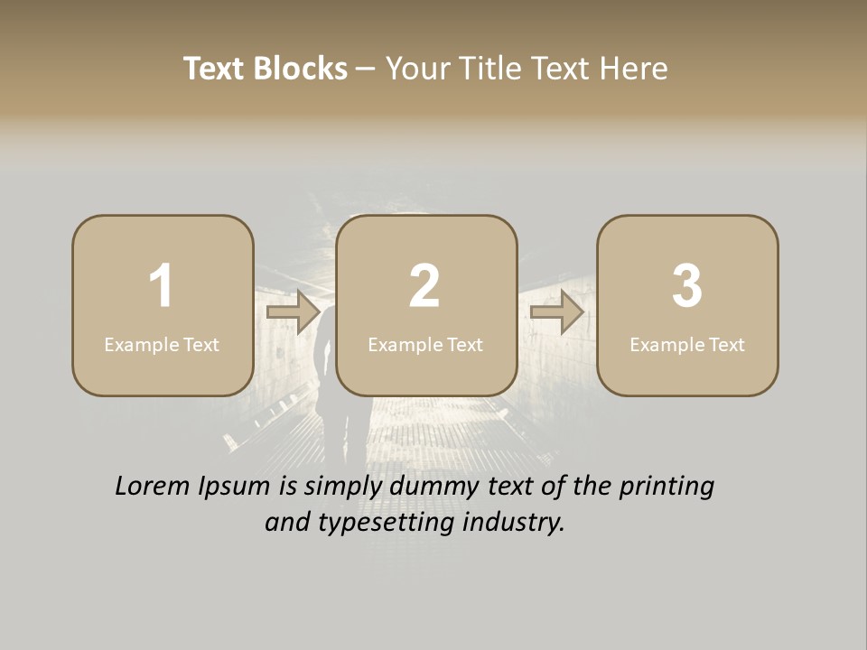 Movement Street Light PowerPoint Template