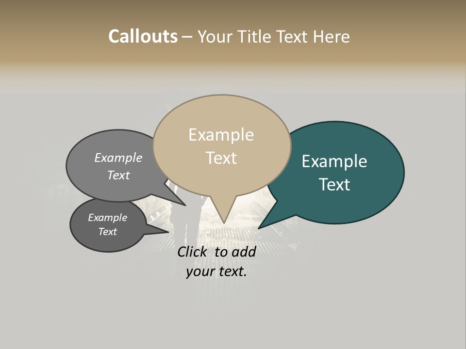 Movement Street Light PowerPoint Template