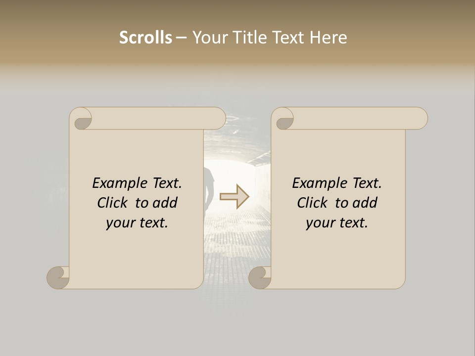 Movement Street Light PowerPoint Template