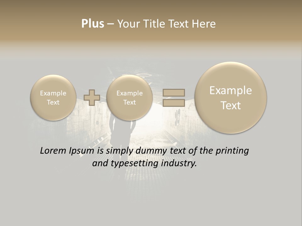 Movement Street Light PowerPoint Template