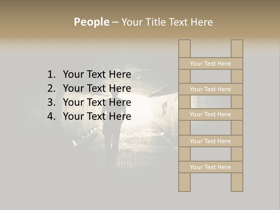Movement Street Light PowerPoint Template
